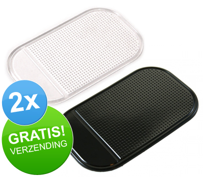 Koopjessite - 2 x Anti-Slip Pad (Transparant of Zwart)