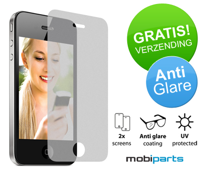 Koopjessite - 2 x Screen protector voor diverse smartphones - Anti-Glare Koopjessite - 2 x Screen protector voor diverse smartphones - Anti-Glare