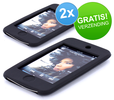 Koopjessite - 2 x Siliconen Case voor Apple iPod Touch 2G/3G