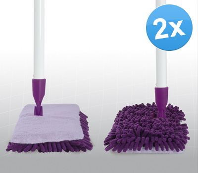 Koopjessite - 2x Doppelmop Premium - Universele dweildoek