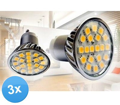 Koopjessite - 3x Energiebesparende LED-lamp Koopjessite - 3x Energiebesparende LED-lamp