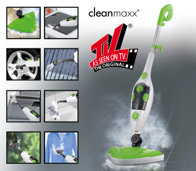 Koopjessite - 5-in-1 Stoomreiniger van Cleanmaxx Koopjessite - 5-in-1 Stoomreiniger van Cleanmaxx