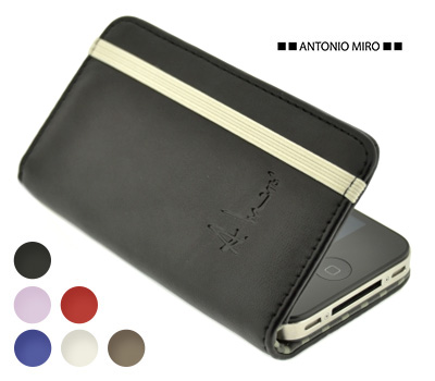 Koopjessite - Antonio Miro Wallet Case voor Apple iPhone 4/4S - Diverse kleuren