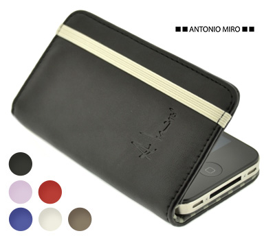 Koopjessite - Antonio Miro Wallet Case voor Apple iPhone 4/4S - Diverse kleuren Koopjessite - Antonio Miro Wallet Case voor Apple iPhone 4/4S - Diverse kleuren