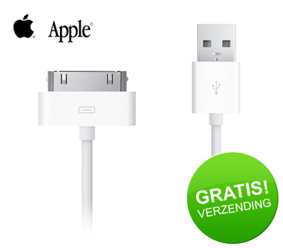 Koopjessite - Apple dockconnector-naar-USB-kabel (MA591G/A)