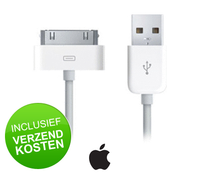 Koopjessite - Apple dockconnector-naar-USB-kabel Koopjessite - Apple dockconnector-naar-USB-kabel