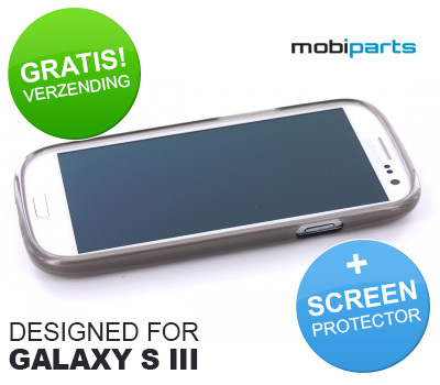 Koopjessite - Beschermcase (TPU) en screen protector voor Galaxy S III