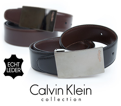 Koopjessite - Calvin Klein riem van echt leer - op 2 manieren te dragen Koopjessite - Calvin Klein riem van echt leer - op 2 manieren te dragen