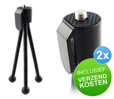 Koopjessite - Camera Mini Tripod MTF-100 + 1 GRATIS! Koopjessite - Camera Mini Tripod MTF-100 + 1 GRATIS!