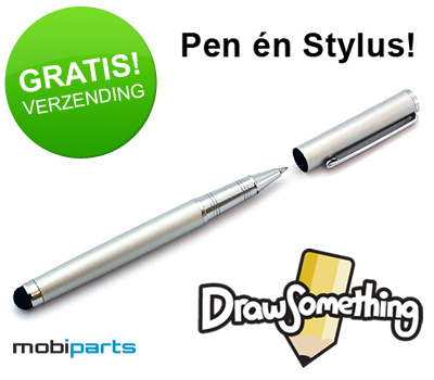 Koopjessite - Capacitive Stylus met Balpen - Perfect voor Draw Something