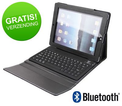 Koopjessite - Case met Bluetooth Keyboard - Voor diverse tablets