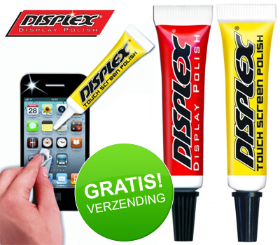 Koopjessite - Displex screen polish tube - Voor touchscreens of normale displays Koopjessite - Displex screen polish tube - Voor touchscreens of normale displays