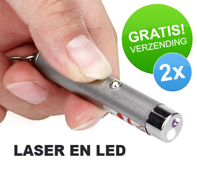 Koopjessite - Duo deal: 2x Laser en LED lamp