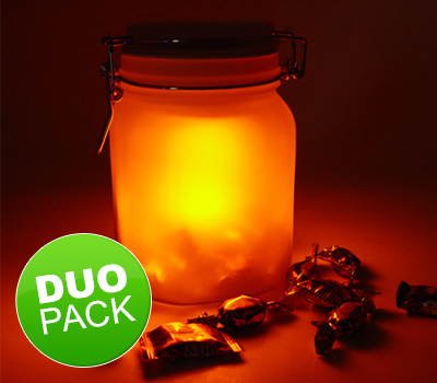 Koopjessite - Duo-pack: LED Glow Pott Koopjessite - Duo-pack: LED Glow Pott