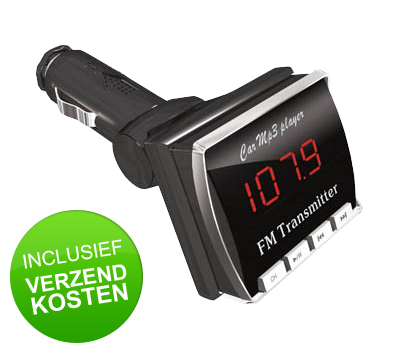 Koopjessite - FM Transmitter FMT100 met MP3