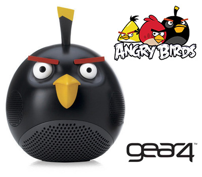 Koopjessite - Gear4 Angry Birds Speaker Black Bird Koopjessite - Gear4 Angry Birds Speaker Black Bird