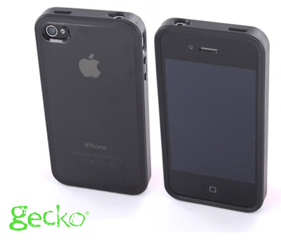 Koopjessite - Gecko Vision Case met Screen protector - Apple iPhone 4 en 4S Koopjessite - Gecko Vision Case met Screen protector - Apple iPhone 4 en 4S