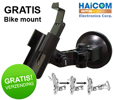 Koopjessite - Haicom houder met zuignap EN fiets bevestiging (diverse modellen beschikbaar) Koopjessite - Haicom houder met zuignap EN fiets bevestiging (diverse modellen beschikbaar)