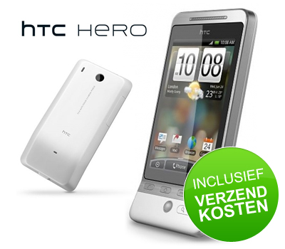 Koopjessite - HTC Hero Absolut White NL Koopjessite - HTC Hero Absolut White NL