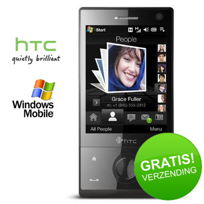 Koopjessite - HTC P3700 Diamond NL Black Koopjessite - HTC P3700 Diamond NL Black