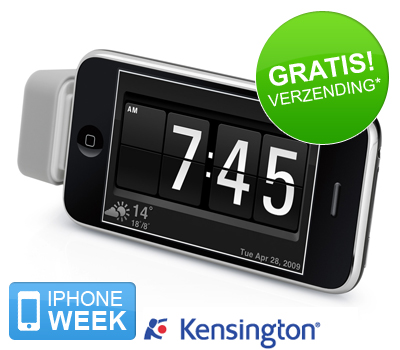 Koopjessite - iPhone week: Kensington Charging Dock Nightstand voor iPhone