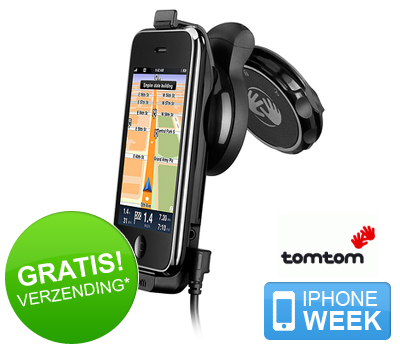 Koopjessite - iPhone week: TomTom Apple iPhone 3G/3GS Carkit Koopjessite - iPhone week: TomTom Apple iPhone 3G/3GS Carkit