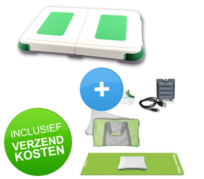 Koopjessite - Kerst-4-Daagse: Fit Board Nintendo Wii met Accessoire 5 in 1 Fitness Bundle