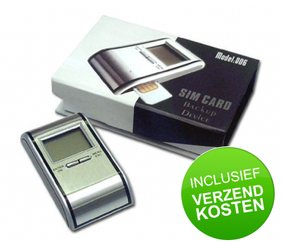 Koopjessite - Kerst-4-Daagse: Simkaart Lezer met LCD Koopjessite - Kerst-4-Daagse: Simkaart Lezer met LCD