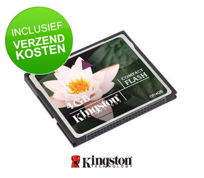 Koopjessite - Kingston CompactFlash 4 GB