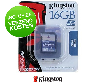 Koopjessite - Kingston SD 16 GB