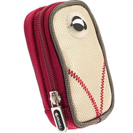 Koopjessite - Krusell Radical Camera Case Wave Red/Ivory/Grey