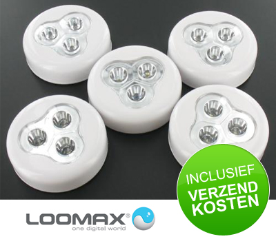 Koopjessite - Loomax Click LEDs (5 Pack) LMHH-7000CL