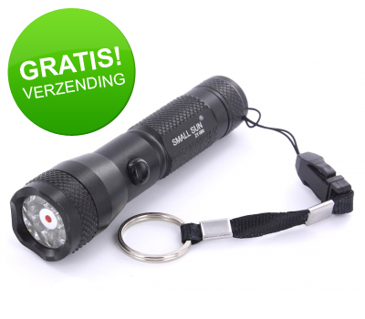 Koopjessite - Metal Flash Light met 7-LED en Laser Koopjessite - Metal Flash Light met 7-LED en Laser