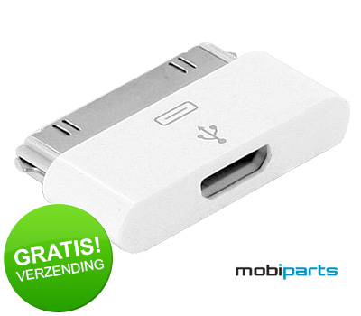 Koopjessite - Micro USB Adapter voor Apple iPhone en iPad