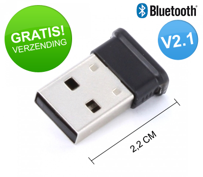 Koopjessite - Mini Bluetooth Dongle (USB, V2.1) Koopjessite - Mini Bluetooth Dongle (USB, V2.1)