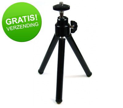 Koopjessite - Mini camera statief (15 cm) 3-poots Koopjessite - Mini camera statief (15 cm) 3-poots