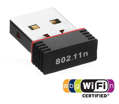 Koopjessite - Mini Draadloze USB Netwerkadapter (150 Mbps - IEEE 802.1 b/g/n) Koopjessite - Mini Draadloze USB Netwerkadapter (150 Mbps - IEEE 802.1 b/g/n)
