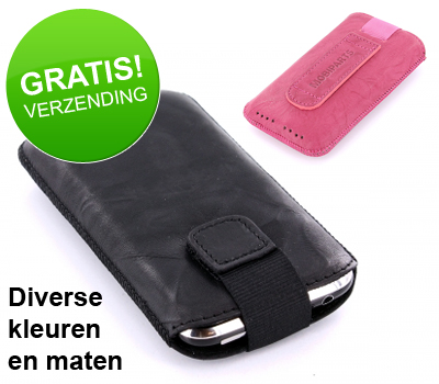 Koopjessite - Mobiparts Pouch (Luxe bescherm hoesje) - Diverse maten en kleuren!