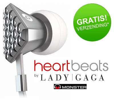Koopjessite - Monster Beats In-Ear Headphone by Lady Gaga (Bright Chrome)