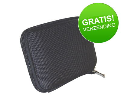 Koopjessite - Neopreen Draagtas voor TomTom (Zwart)