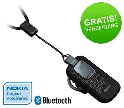 Koopjessite - Nokia Bluetooth Headset BH-201 Koopjessite - Nokia Bluetooth Headset BH-201
