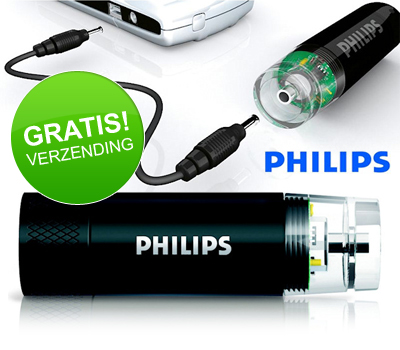Koopjessite - Philips Noodoplader Power2Go SCE2110 Koopjessite - Philips Noodoplader Power2Go SCE2110