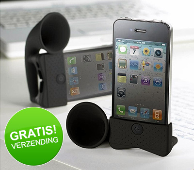 Koopjessite - Q-horn iPhone Speakers - Diverse kleuren beschikbaar Koopjessite - Q-horn iPhone Speakers - Diverse kleuren beschikbaar