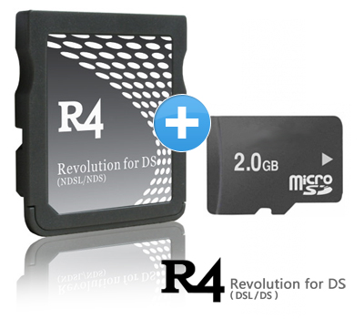Koopjessite - R4 DS Kaart + Micro SD 2 GB Koopjessite - R4 DS Kaart + Micro SD 2 GB