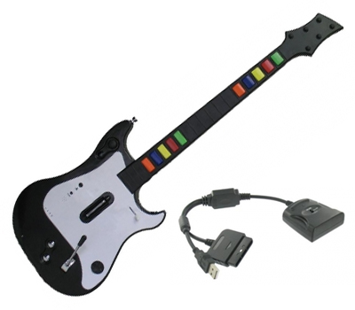 Koopjessite - Rock Zero Gitaar SG Controller Draadloos Wii PS2/3 en PC Koopjessite - Rock Zero Gitaar SG Controller Draadloos Wii PS2/3 en PC