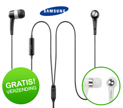Koopjessite - Samsung Stereo Headset EHS44 (3,5 mm - Zwart of Wit) Koopjessite - Samsung Stereo Headset EHS44 (3,5 mm - Zwart of Wit)