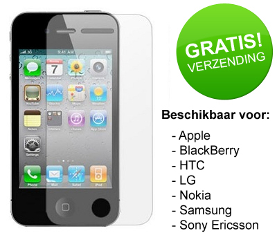 Koopjessite - Screen protector voor diverse smartphones