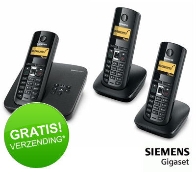 Koopjessite - Siemens Gigaset A585 Triple Koopjessite - Siemens Gigaset A585 Triple