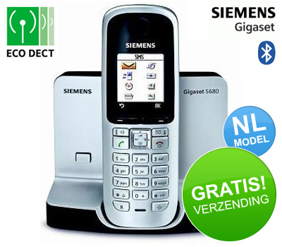 Koopjessite - Siemens Gigaset S680 Silver