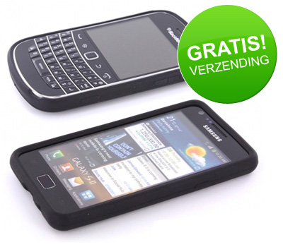 Koopjessite - Siliconen case voor diverse smartphones en tablets - o.a. iPhone 4S en Galaxy S II Koopjessite - Siliconen case voor diverse smartphones en tablets - o.a. iPhone 4S en Galaxy S II